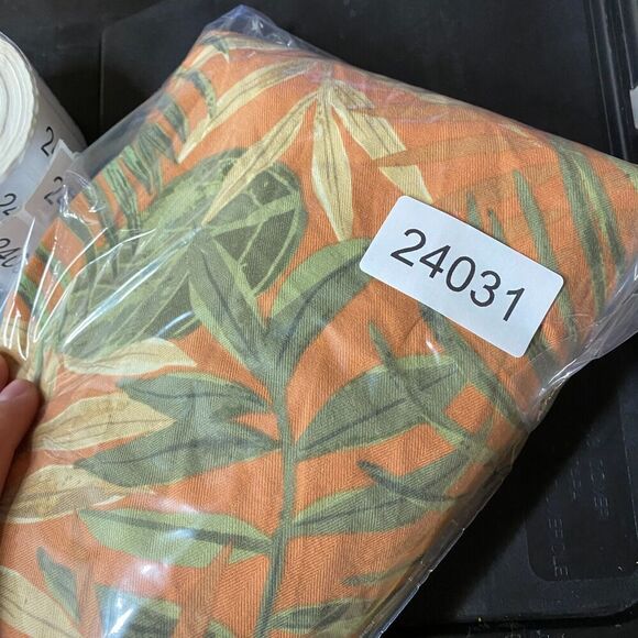 5/$45 Calypso Joe Shirt Men XL Orange Floral Button Up Short Sleeve Cotton - Picture 8 of 8